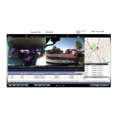 DashCam CDP 310 Dual Vigilant with GPS