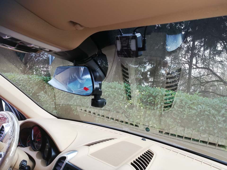 Doble cámara de vigilancia 360 Parking Eye para vehículos con