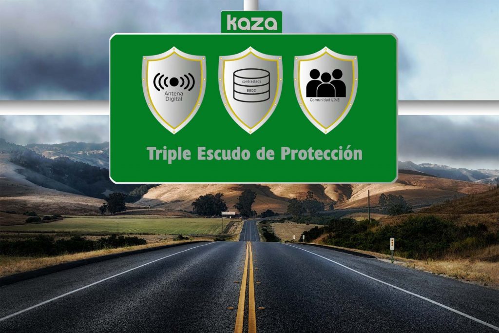 Triple Escudo de Protección Kaza
