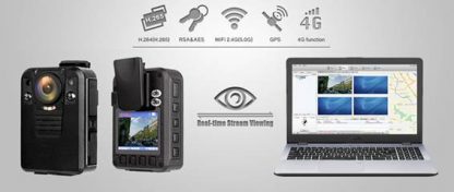 NVS4 Cámara policial con GPS y Wifi