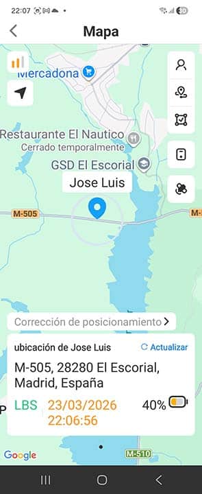Smartwatch K-141 4G con localización GPS, monitor de estado de salud, SOS y voz bidireccional