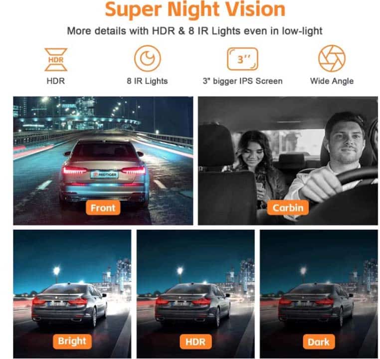 Dashcam 360º Parking Eye WiFi, GPS y con conexión OBD
