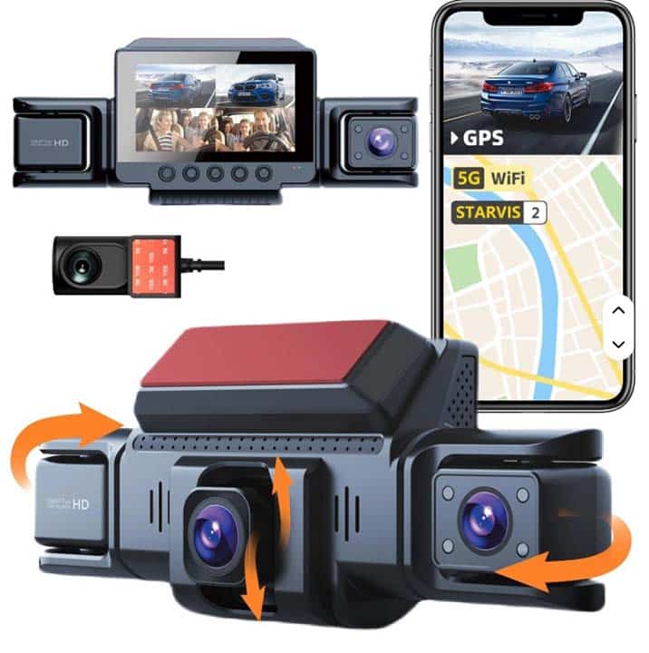 Dashcam 360º Parking Eye WiFi, GPS y con conexión OBD