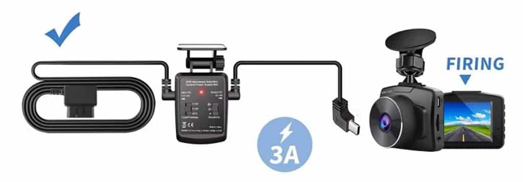 Kit de radar con detección de movimiento para Dashcam OBD & ACC