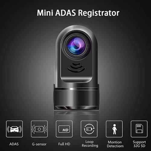 Mini-Dashcam Full HD Parking Eye con Kit Radar OBD/ACC antivandalismo