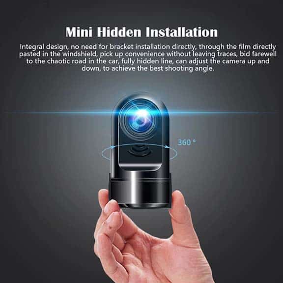 Mini-Dashcam Full HD Parking Eye con Kit Radar OBD/ACC antivandalismo