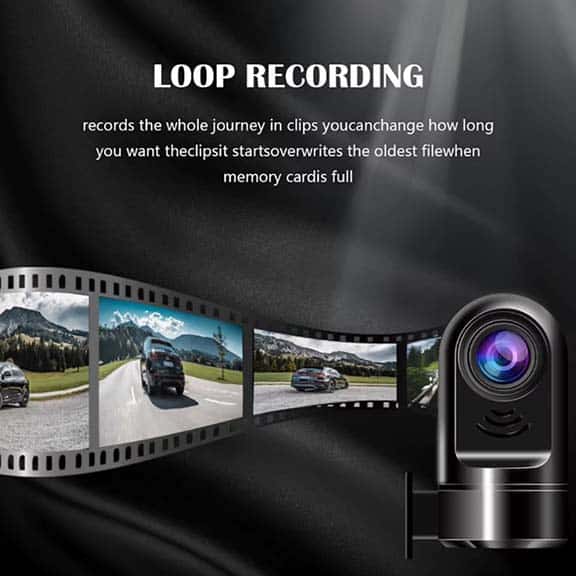 Mini-Dashcam Full HD Parking Eye con Kit Radar OBD/ACC antivandalismo