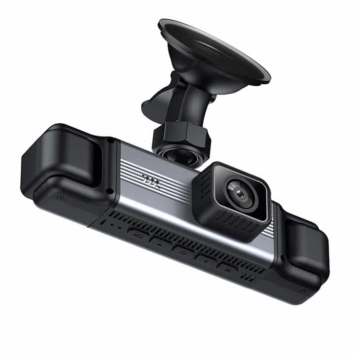 Dashcam 4K de 4 Canales WiFi con vigilancia en Parking 360 por radar de movimiento