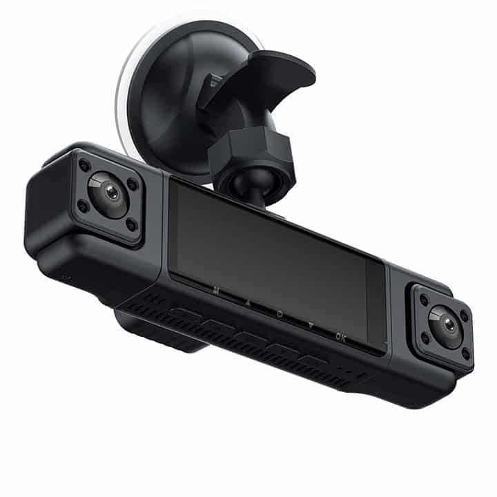 Dashcam 4K de 4 Canales WiFi con vigilancia en Parking 360 por radar de movimiento
