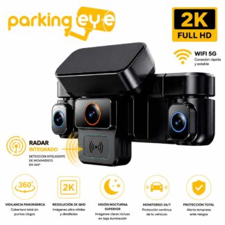 Dashcam Parking Eye 360º 2K antivandalismo con Radar de vigilancia integrado