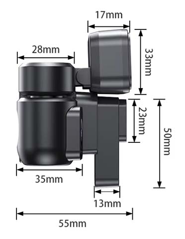 Dashcam Parking Eye 360º 2K antivandalismo con Radar de vigilancia integrado