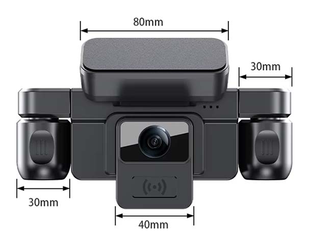 Dashcam Parking Eye 360º 2K antivandalismo con Radar de vigilancia integrado
